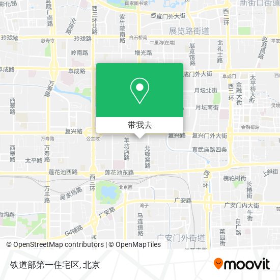 铁道部第一住宅区地图