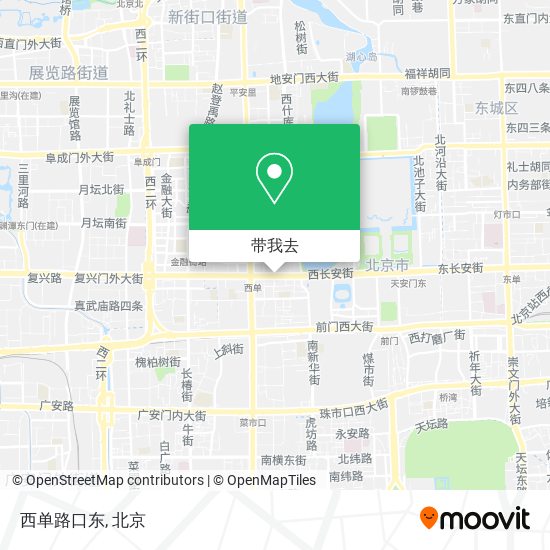 西单路口东地图