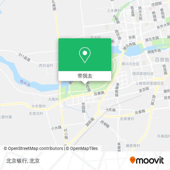 北京银行地图