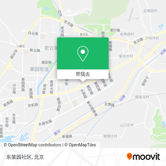 东菜园社区地图