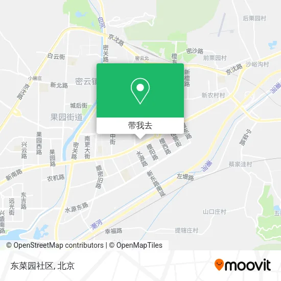 东菜园社区地图
