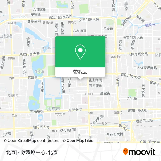 北京国际戏剧中心地图