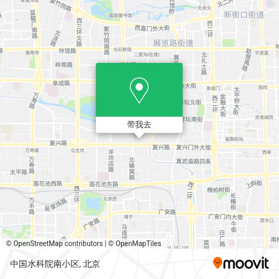 中国水科院南小区地图
