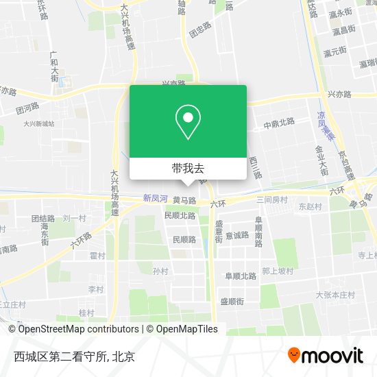西城区第二看守所地图