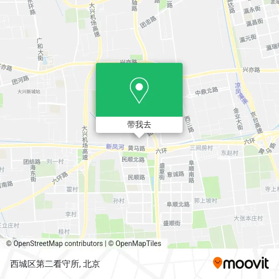 西城区第二看守所地图