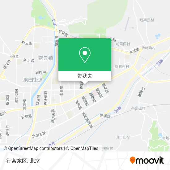 行宫东区地图