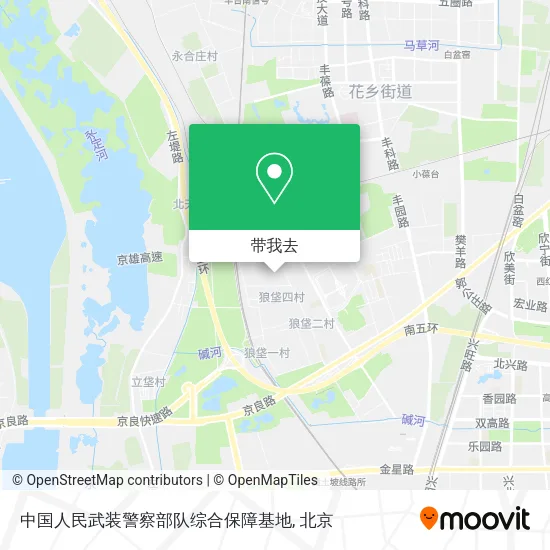 中国人民武装警察部队综合保障基地地图