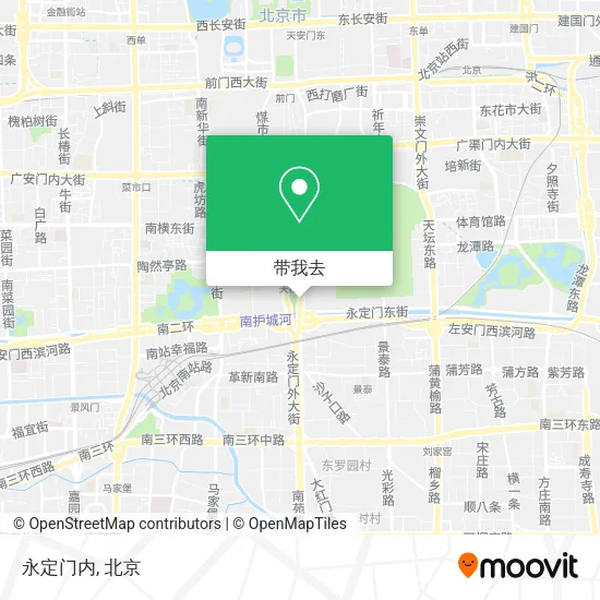 永定门内地图