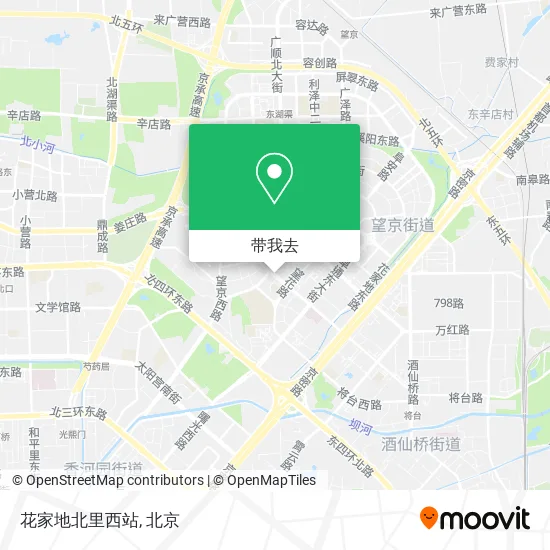 花家地北里西站地图