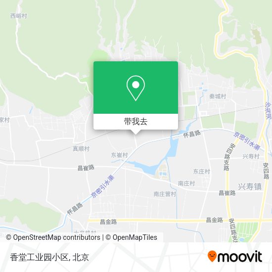 香堂工业园小区地图