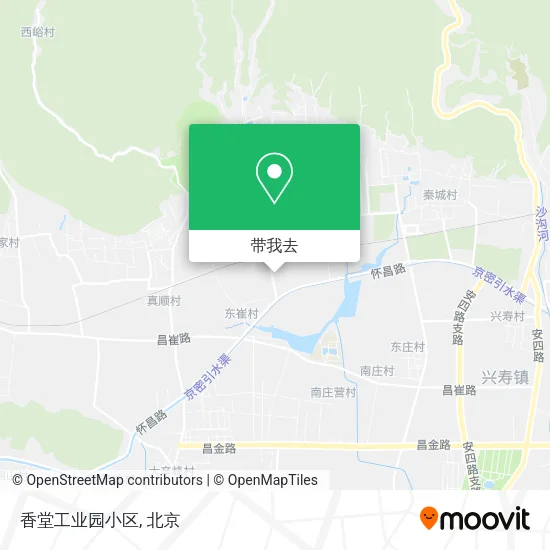 香堂工业园小区地图