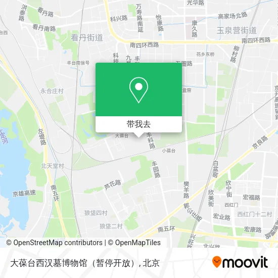 大葆台西汉墓博物馆（暂停开放）地图