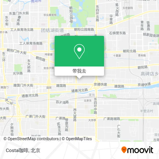 Costa咖啡地图