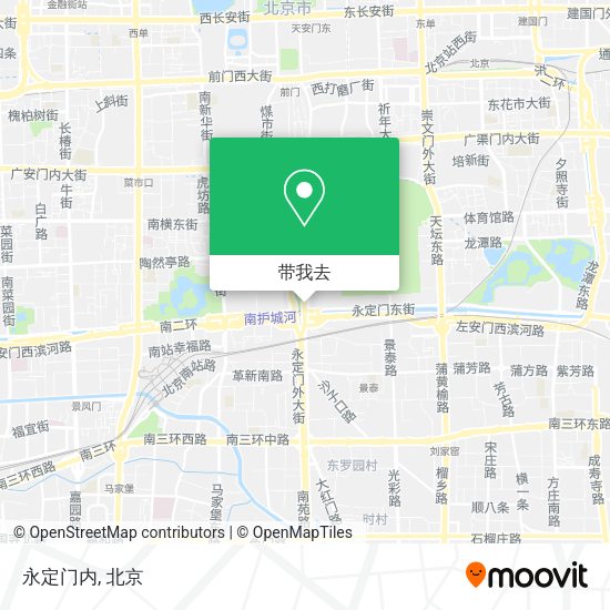 永定门内地图