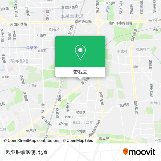 欧亚肿瘤医院地图