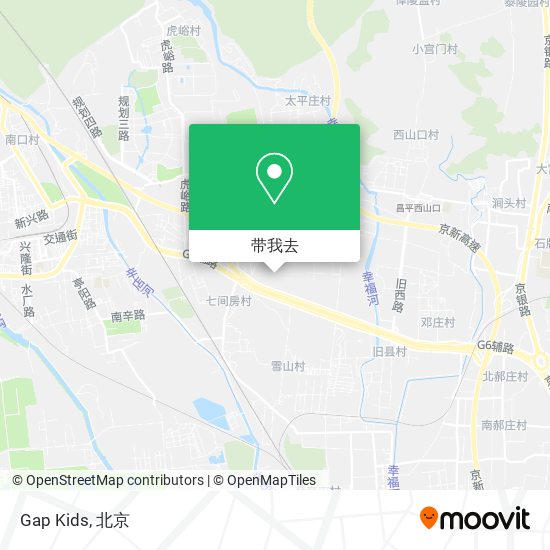 Gap Kids地图