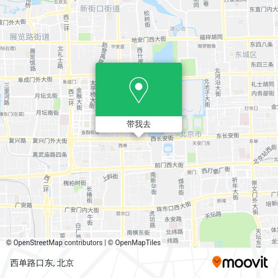 西单路口东地图
