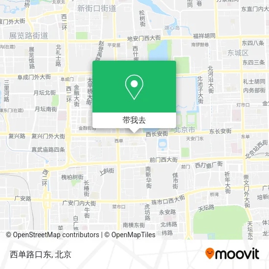 西单路口东地图