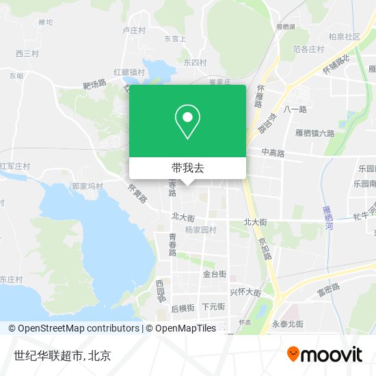 世纪华联超市地图