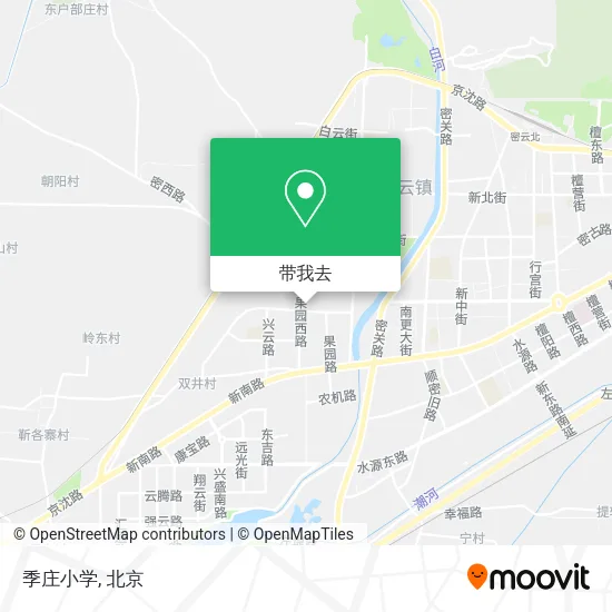 季庄小学地图