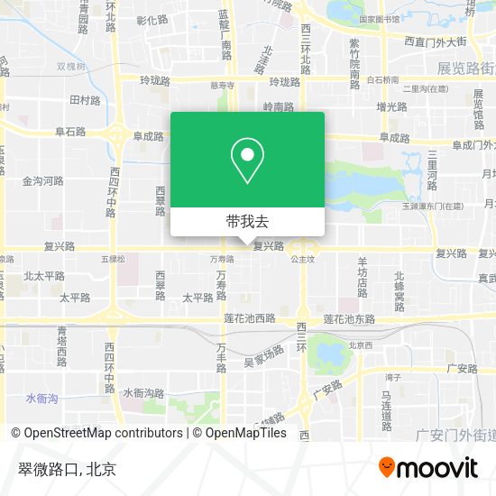 翠微路口地图