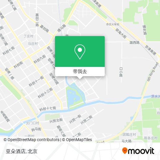 亚朵酒店地图