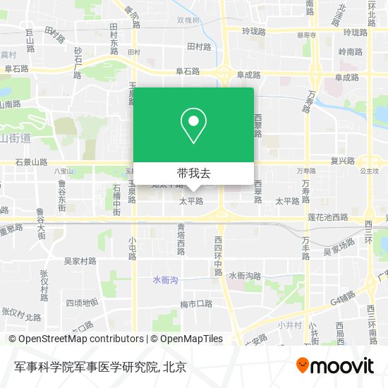 军事科学院军事医学研究院地图