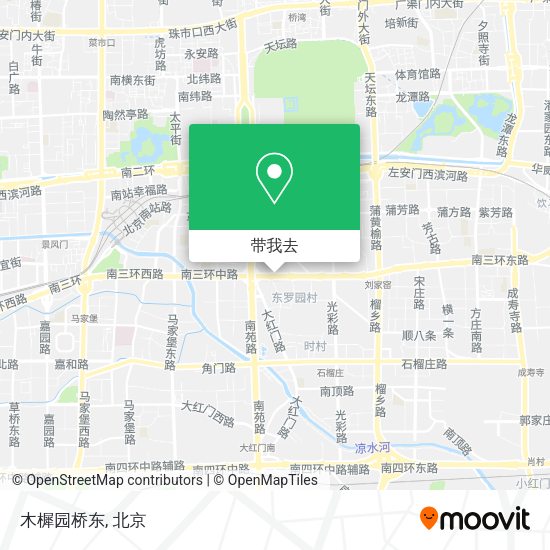 木樨园桥东地图