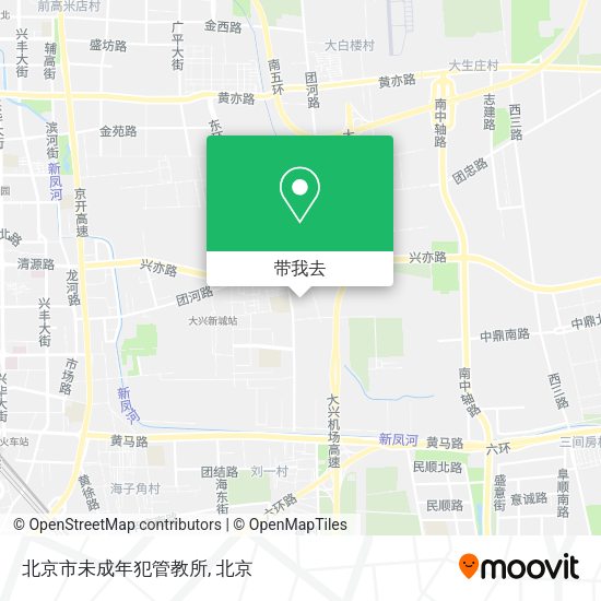 北京市未成年犯管教所地图