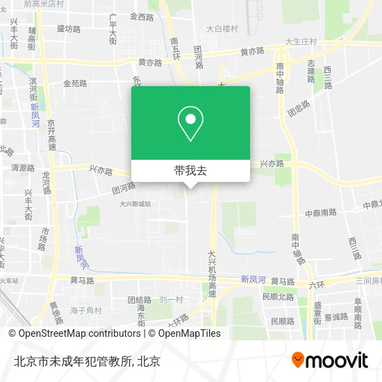 北京市未成年犯管教所地图