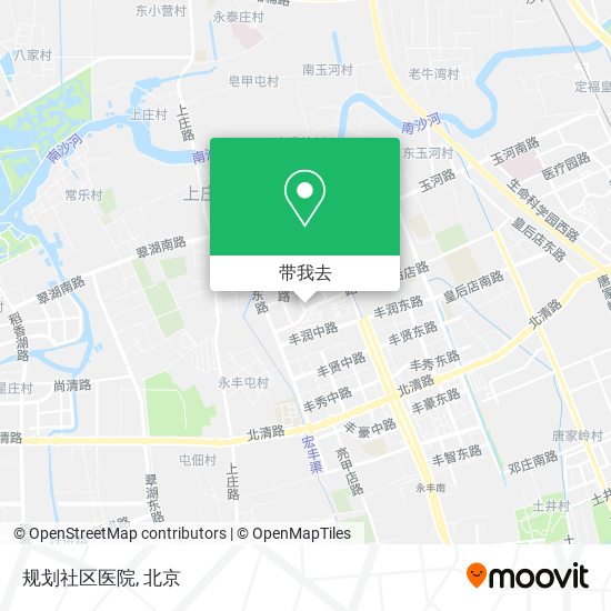 规划社区医院地图