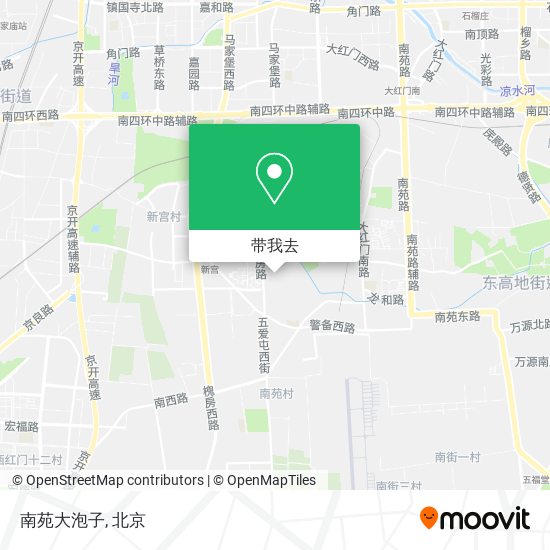 南苑大泡子地图
