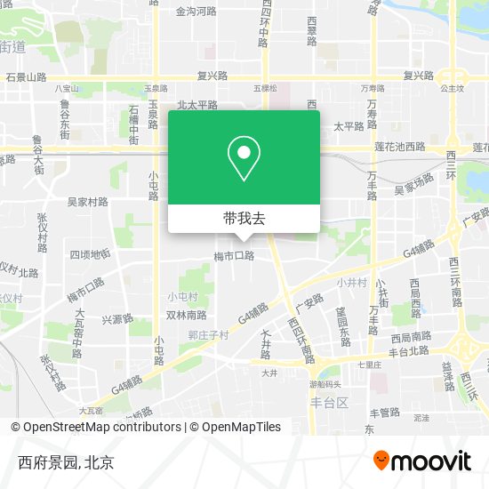 西府景园地图