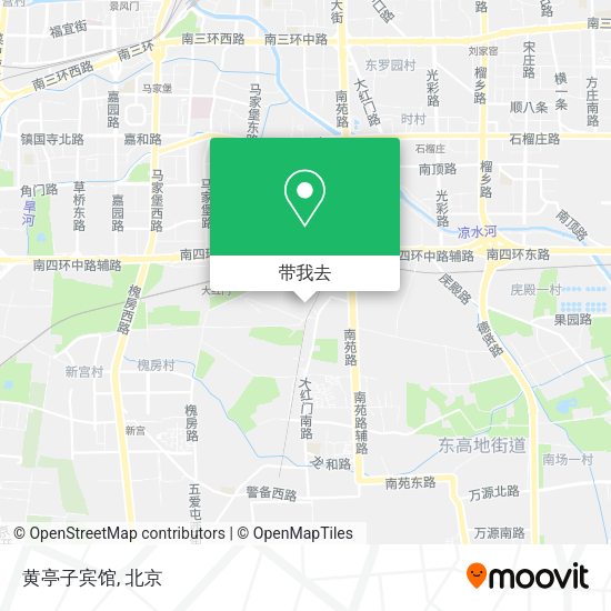 黄亭子宾馆地图