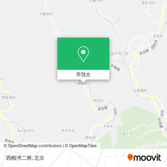 西帽湾二桥地图