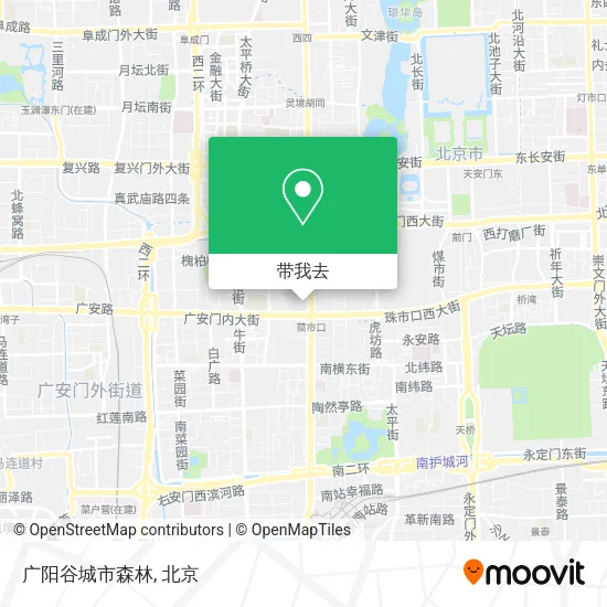 广阳谷城市森林地图