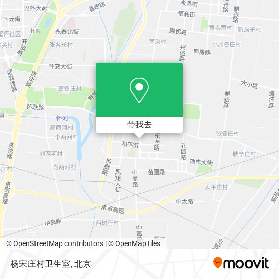 杨宋庄村卫生室地图
