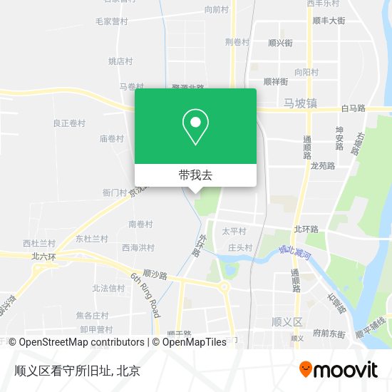 顺义区看守所旧址地图