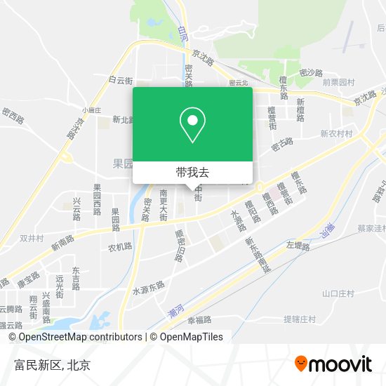 富民新区地图
