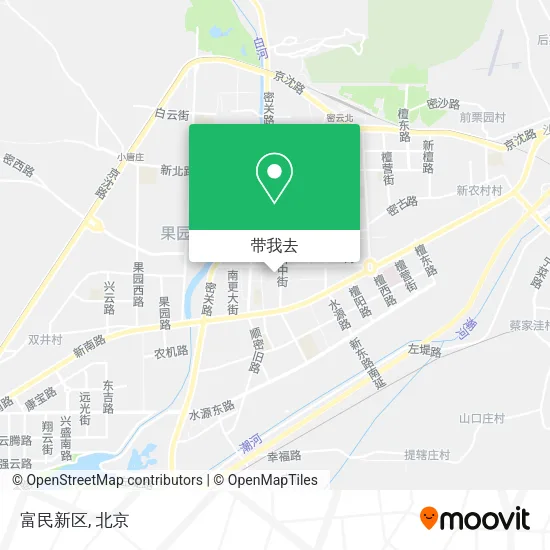 富民新区地图