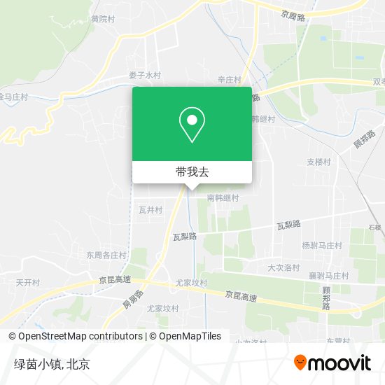 绿茵小镇地图