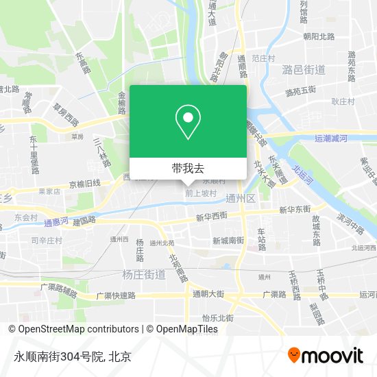 永顺南街304号院地图