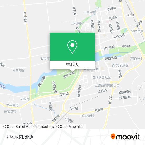 卡塔尔园地图