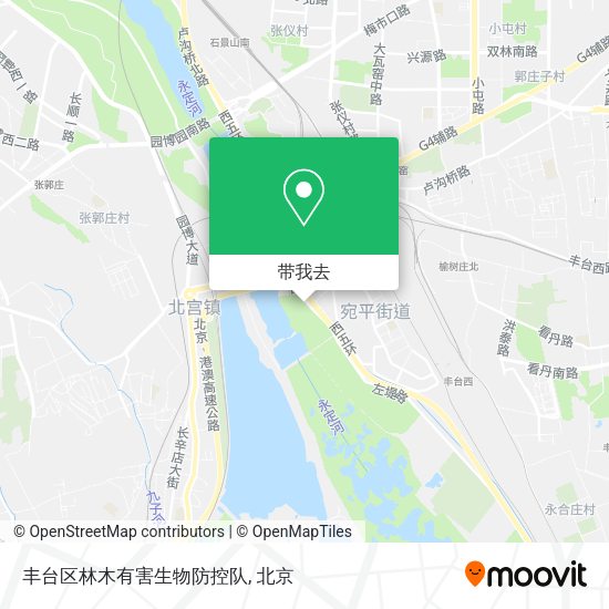 丰台区林木有害生物防控队地图