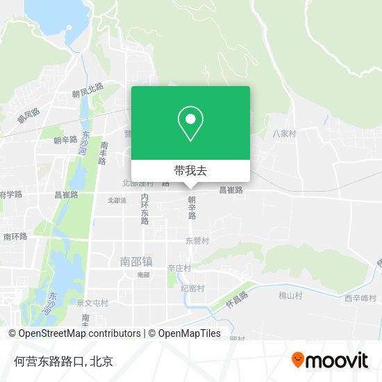何营东路路口地图
