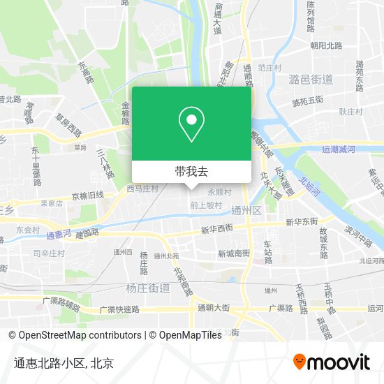 通惠北路小区地图