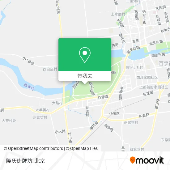 隆庆街牌坊地图
