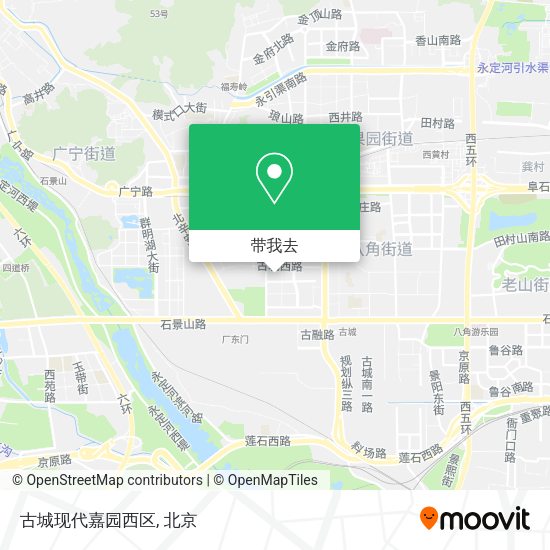 古城现代嘉园西区地图
