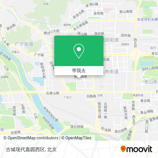 古城现代嘉园西区地图