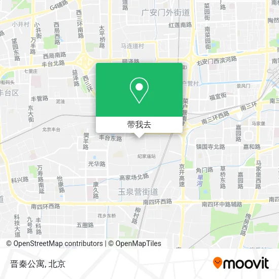 晋秦公寓地图
